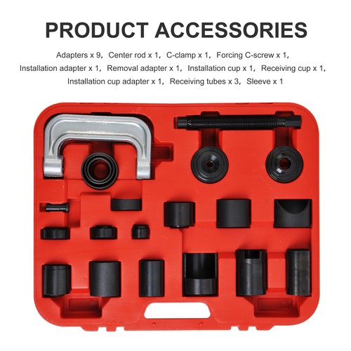 21 pcs Ball Joint Press Auto Repair Remover Install Adapter Tool Set Service Kit - Picture 9 of 17