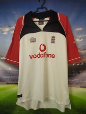 England Team Jersey Cricket Shirt White Admiral Mens Size XL