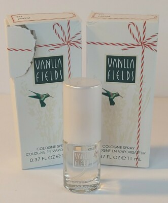 2x Lot Coty Sand & Sable & Vanilla Fields Cologne Spray .37 oz  Travel Pocket
