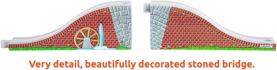 Lote de 68 peças de trilhos de trem de madeira conjunto de peças ferroviárias para Thomas The Train Brio - Imagem 4 de 4