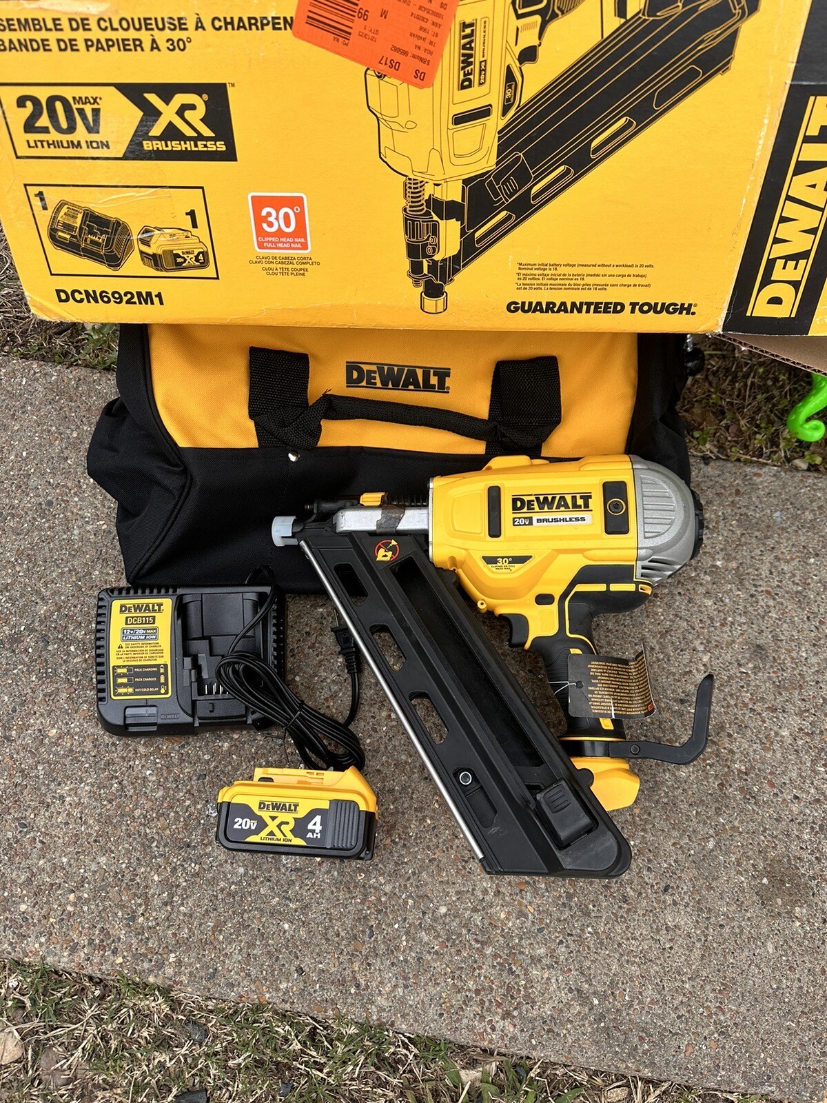 DEWALT DCN692M1 20V MAX Cordless Framing Nailer 885911348843 eBay