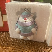 Dayspring Ornament Snow Fun POLAR BEAR Christmas New In Open Box 3 In Tall Cute