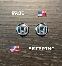 NEW HONDA 2pcs 14mm Circular Key Fob Emblem Sticker Decal Badge FREE SHIP USA