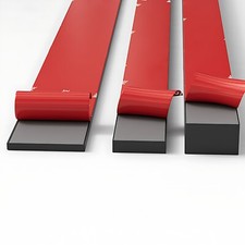 NEW Rubber Strip - Adhesive Backed Roll - Various Widths, Thicknesses & Lengths