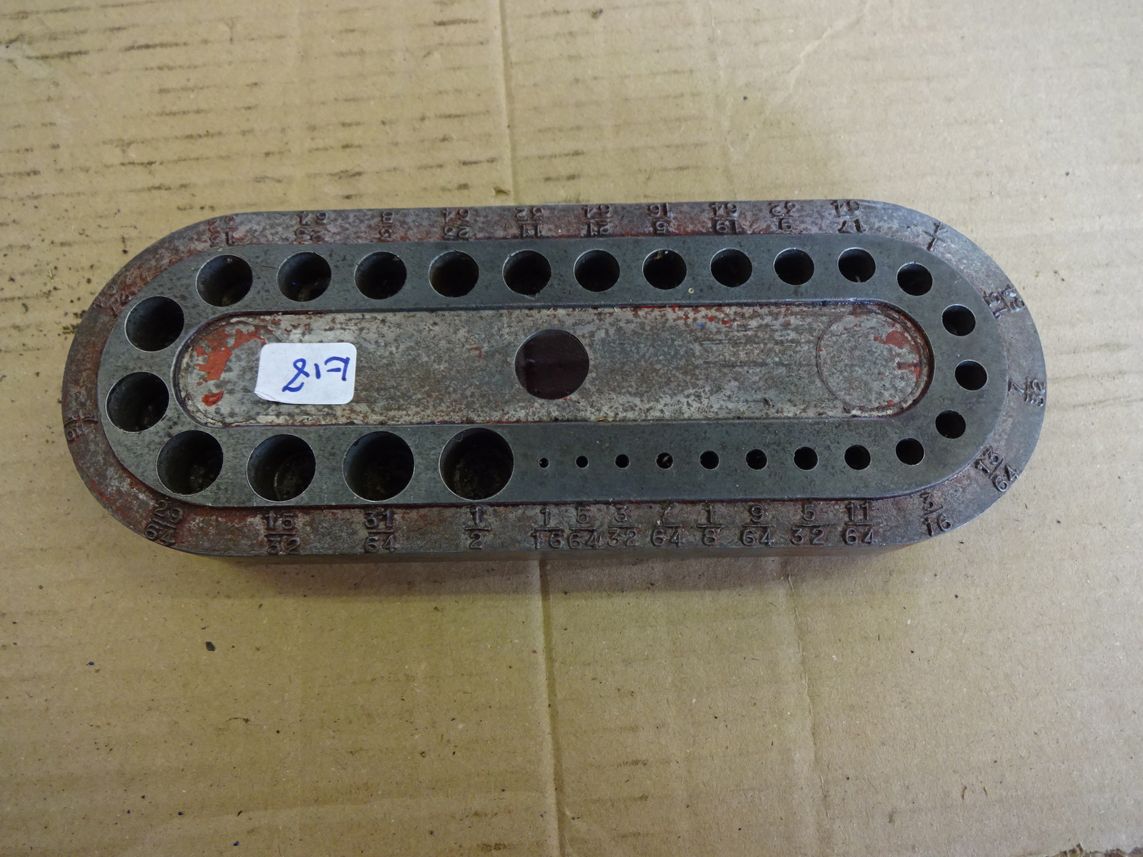 Dormer drill lozenge stand, fractional imperial drills 1/16"1/2" eBay