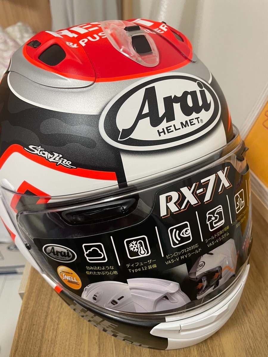 Arai RX-7X HAYDEN RESET Full face helmet Corsair-X RX-7V Casco