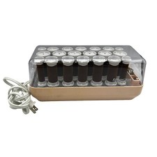 Remington Care Curlers Setter 20 Velvet Wax Core Hot Rollers w 20 Clips KF 20-1