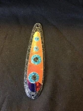 High Percentage Salmon Trolling Spoon With Hyper Vis Tape Not Paint 3 3/4”