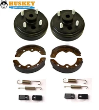 24 Spline EZGO Rear Hub Brake Drum Shoes Spring Kit For 86.5-95 Electric Models