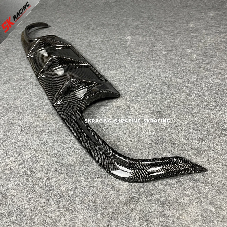 Labio difusor parachoques trasero de fibra de carbono para Mercedes Benz SLK55 AMG R171 2005-2008 Foto 3 de 4