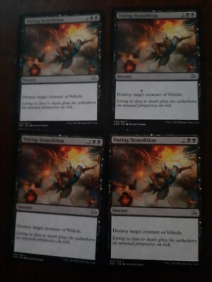 MTG 4 x gewagter Abriss - Ätherrevolte
