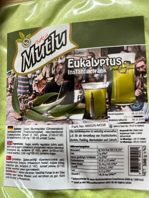 3-er Set je 1x300g Türkischen Eukalytus-, Kirsch- und grünen Apfeltee