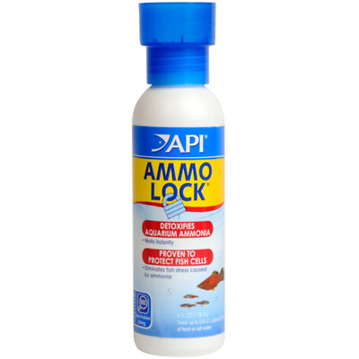 API Ammo Lock 4oz. Instant Ammonia Detoxifier for Freshwater & Marine Aquariums