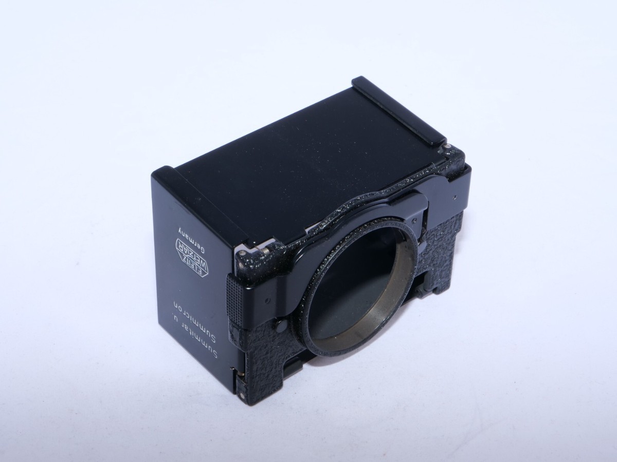 Leitz collapsible metal SOOFM Lens Hood. Summicron 5cm f2 lens