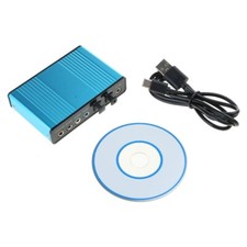 USB External Sound Card 6 Channel 5.1/7.1 Surround Adapter S/PDIF for PC