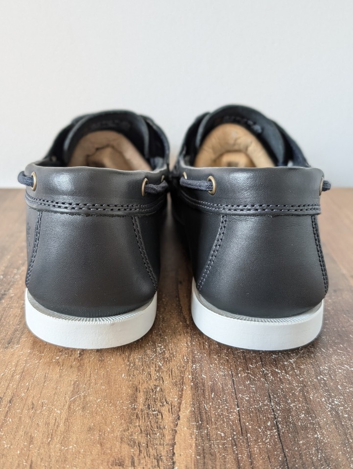 Timberland Cedar Bay Men's UK11 Navy Boat Shoe Ortholite Leather Lace