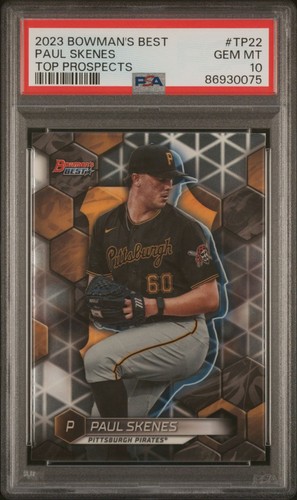 2023 BOWMAN'S BEST TOP PROSPECTS #TP-22 PAUL SKENES PSA 10
