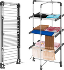 Stendino Elettrico Asciugabiancheria 300W - Stendibiancheria Verticale Salvaspaz