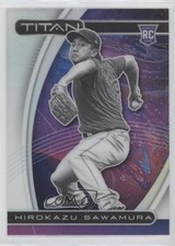 2021 Panini Chronicles Titan Holo Prizm Hirokazu Sawamura #23 0fp5
