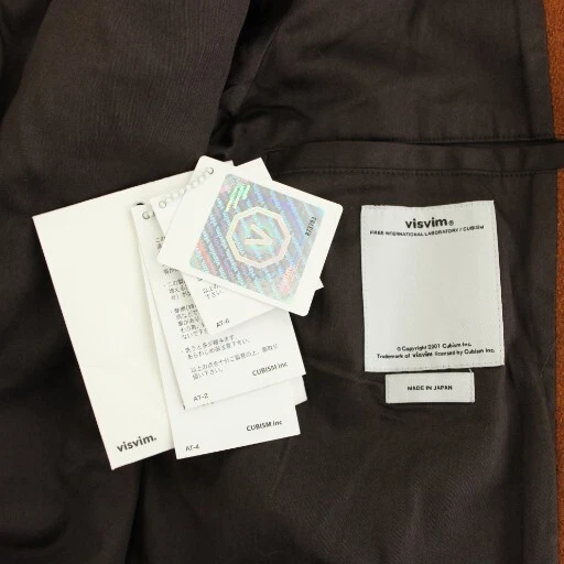 Mens Visvim VISVIM 16AW Herge Coat Wool Coat Outer Linen Blend With Tag and Case - Image 4 of 4