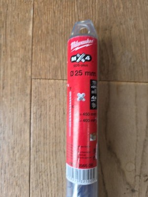 Milwaukee 25mm MX4 SDS Plus 400 / 450mm 4932356509