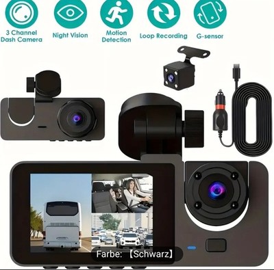 Dashcam Auto Kamera HD Video Recorder G-Sensor Camera Rotation Loop Recording