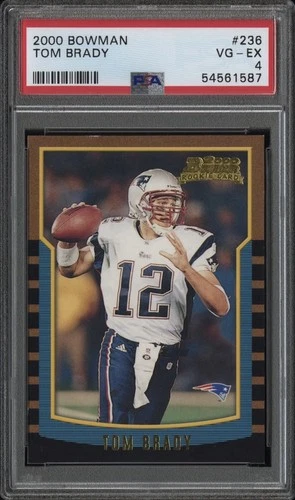 2000 Bowman Tom Brady Rookie #236 PSA 4