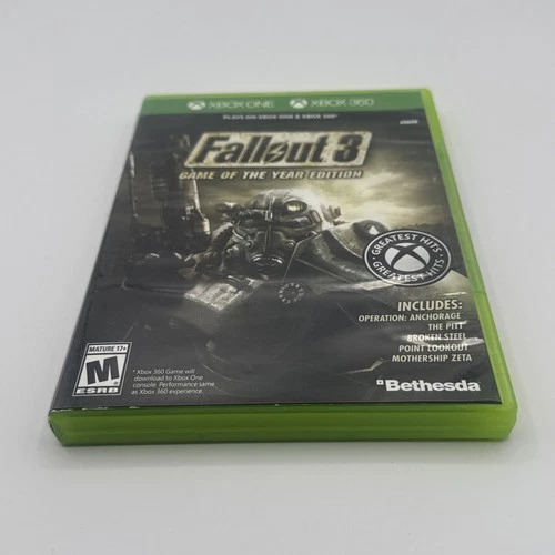 Fallout 3 Game of the Year Edition 2 Disc Xbox 360 CIB Complete Tested