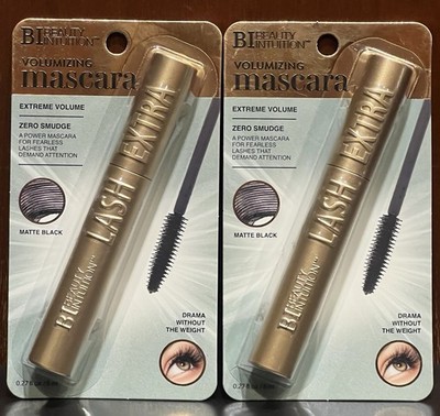 (2) Beauty Intuition Volumizing Mascara Extreme Volume. Zero Smudge. Matt Black