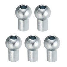 PATIKIL Cable Ball Stopper, 5pcs Gym Machine Accessories for 5mm Silver