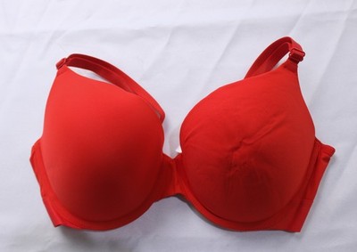 Earth Republic Women's Plunge Underwire T-Shirt Bra EH6 Scarlet Size 38D NWT
