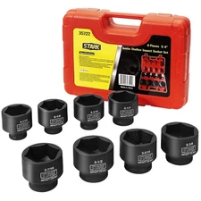 Premium 3/4" inch Drive Large Jumbo Shallow Impact Socket Set SAE (2-1/16" - ...