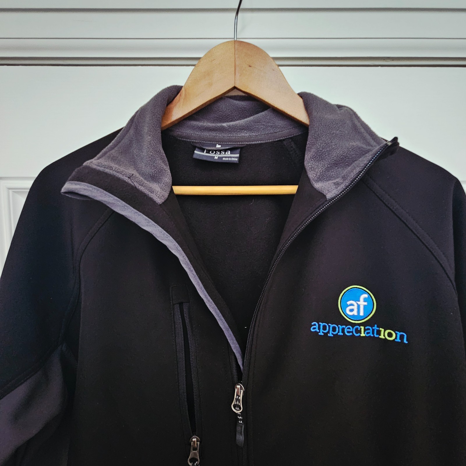 FOSSA Softshell Jacket Men M Black Appreciation L… - image 3