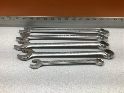 Lot of 5 Vintage Challenger Proto Wrenches   15/16'', 7/8 , 13/16 , 3/4 , 1/2 