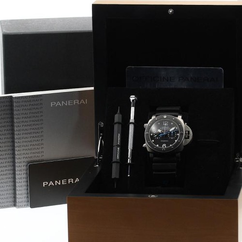 OFFICINE PANERAI LUMINOR SUBMERSIBLE 1950 PAM00615 47mm Ti Black #C1584