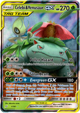 Celebi & Venusaur GX - 1/181 - Team Up - Holo on eBay