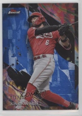 2024 Topps Finest Uncommon Blue Refractor /150 Jonathan India #166 00jz