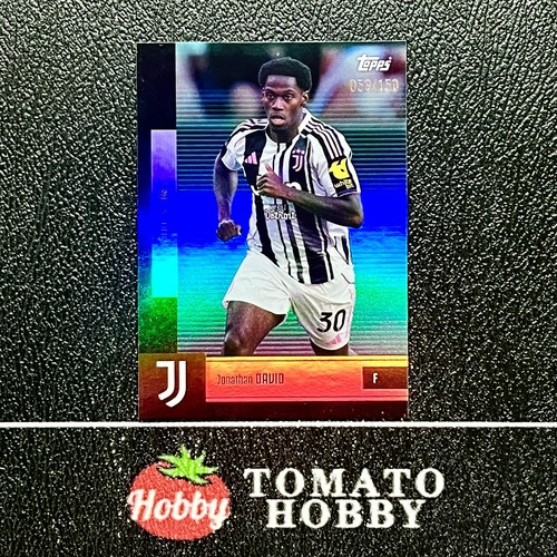 JONATHAN DAVID /150 BLUE REFRACTOR TOPPS FAN TEAM SET 2025-26 JUVENTUS