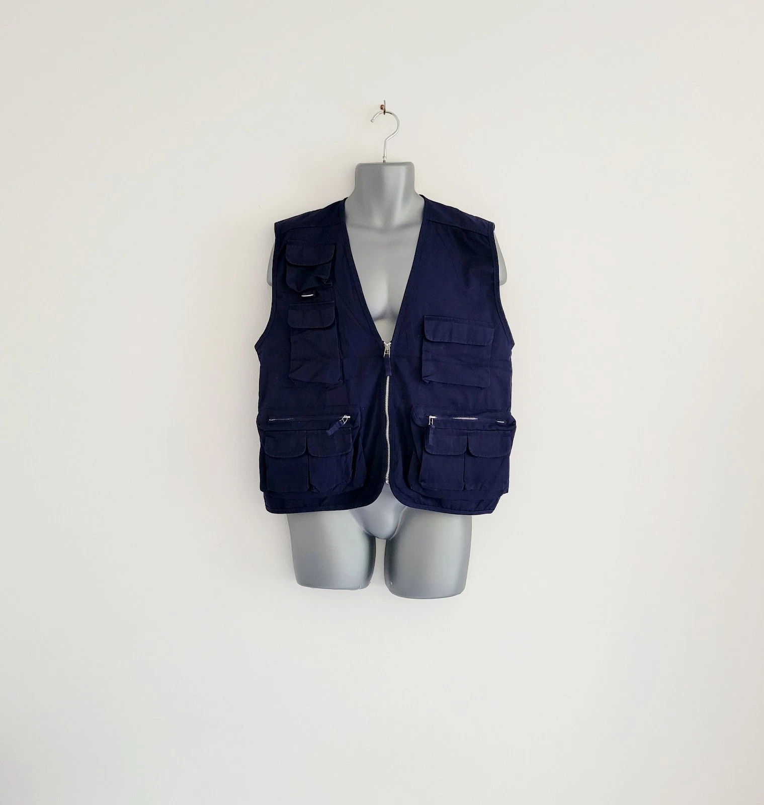 90s Y2K Master Photographer Hunting Vest Fishing Sports Gilet Men's Size M
