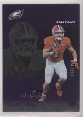 2024 Panini Prestige Rookies Xtra Points Purple /150 Will Shipley Rookie RC 0h3t