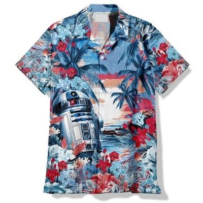Starwars R2 D2 Tropical 8211 Hawaiian Shirt 8211 Owl Ohh_j8q_12