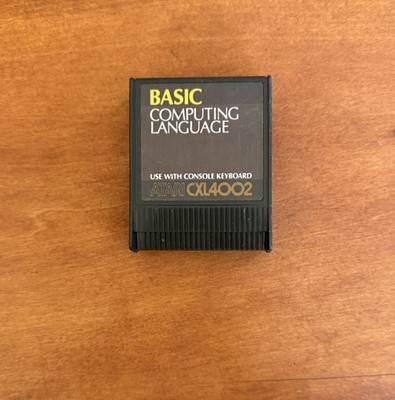 Basic Computing Language Atari 400/800 Atari Cartridge CXL4002 Cartridge Only
