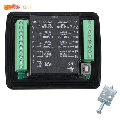 Generator ATS Controller Panel Automatic Transfer Switch ATS320AC With USB