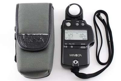 ''Excellent+++'' Minolta Auto Meter IV F Ambient/Flash Light Meter #3697