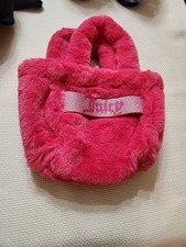 JUICY COUTURE Pink Mini Faux Fur Tote / Bag / Purse
