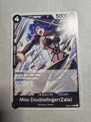 Normal Miss Doublefinger(Zala) C Extra Booster: One Piece Heroines EB03-046 NM