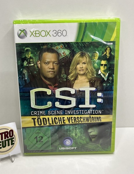 CSI Crime Scene Investigation TöDliche VerschwöRung Xbox 360 Neu Sealed Ovp-image