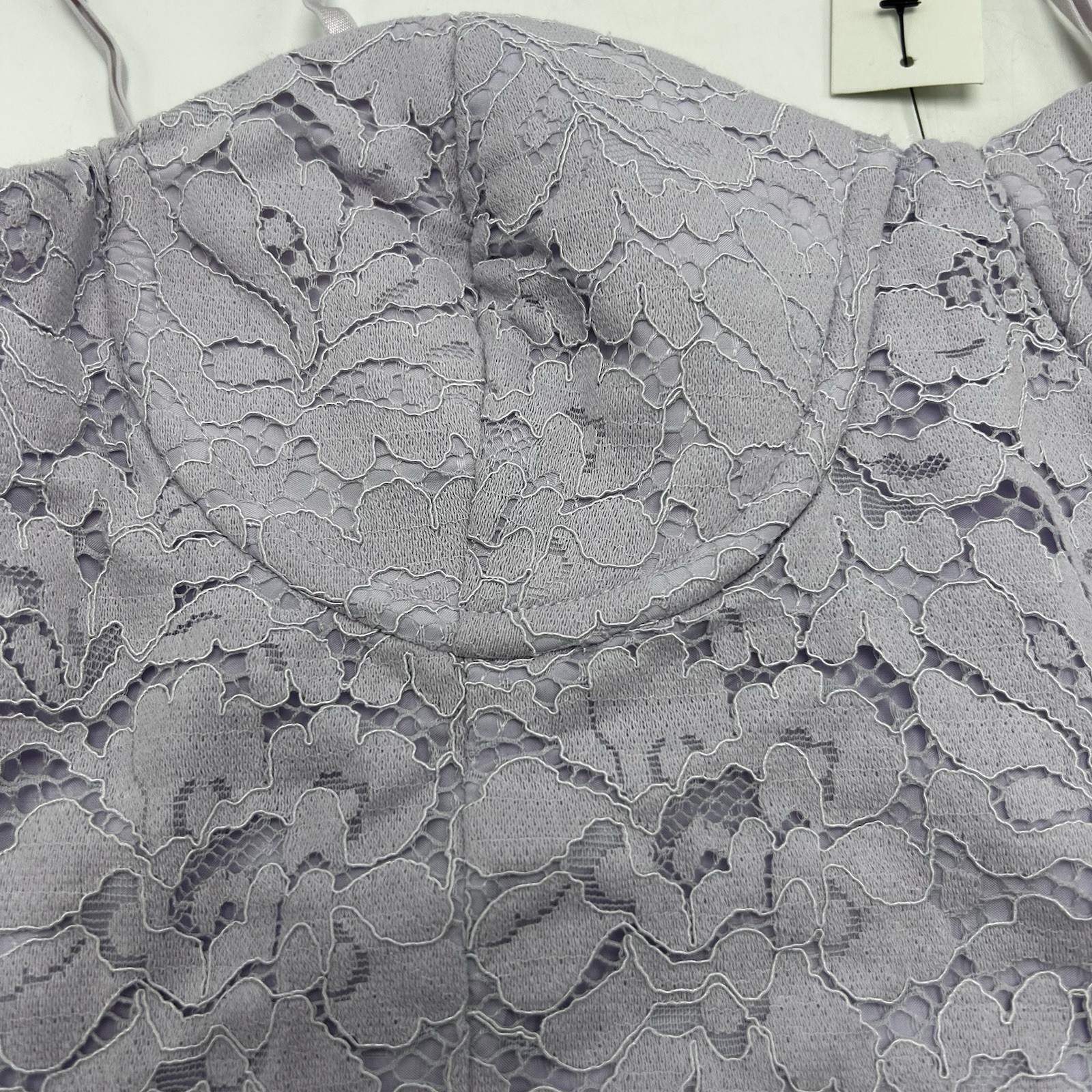 Audrey Parks Womens Top M Medium Purple Lace New Coquette Pin Up Francescas