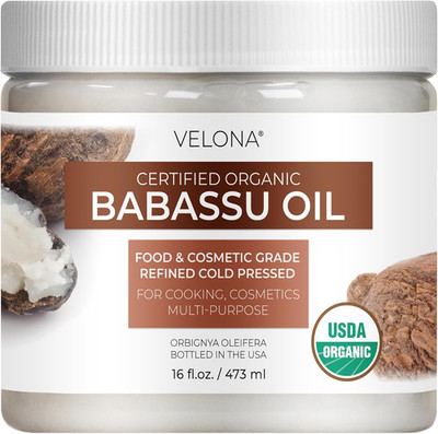 Babassu Oil USDA Certified Organic - 16 Fl Oz | 100% Pure and Natural Carrier Oi