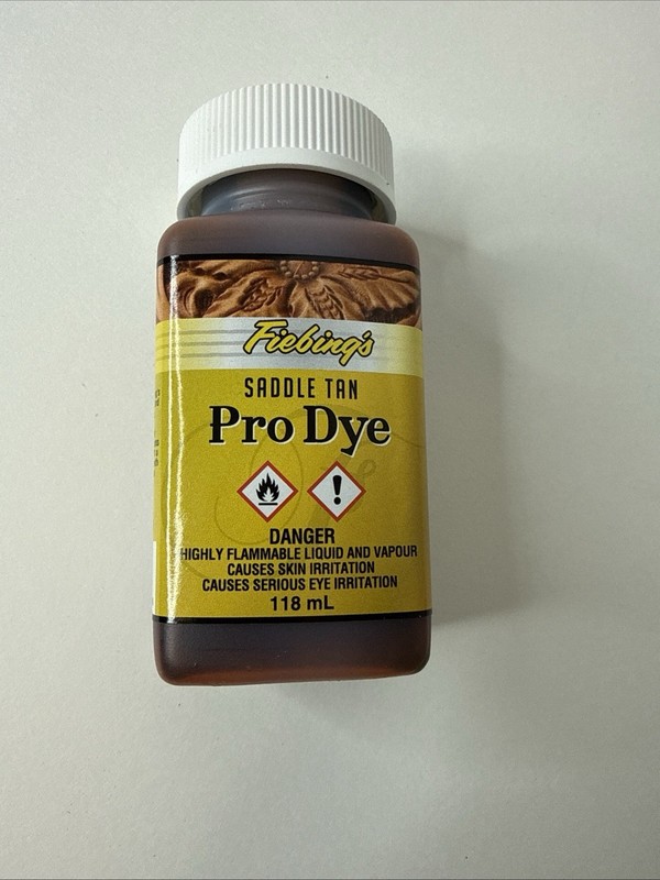 Fiebing's Saddle Tan Pro Dye 4 Fl Oz Bottle